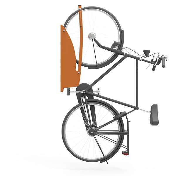 Cykelställ & cykelparkering | Cykelställ i två våningar och andra kompakta lösningar | FalcoMat - vägghängda kompakta cykelställ | image #8 |  