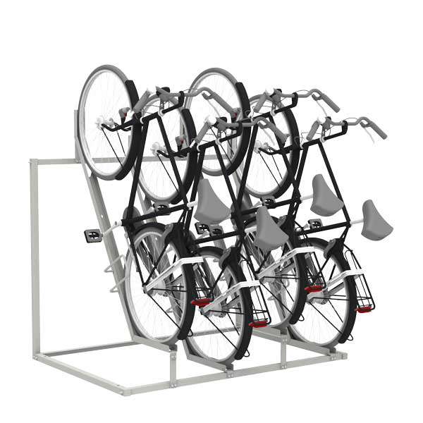 Cykelställ & cykelparkering | Cykelställ i två våningar och andra kompakta lösningar | FalcoVert kompakt cykelställ | image #1 |  