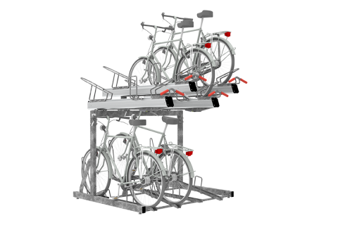 Cykelställ & cykelparkering | Cykelställ i två våningar och andra kompakta lösningar