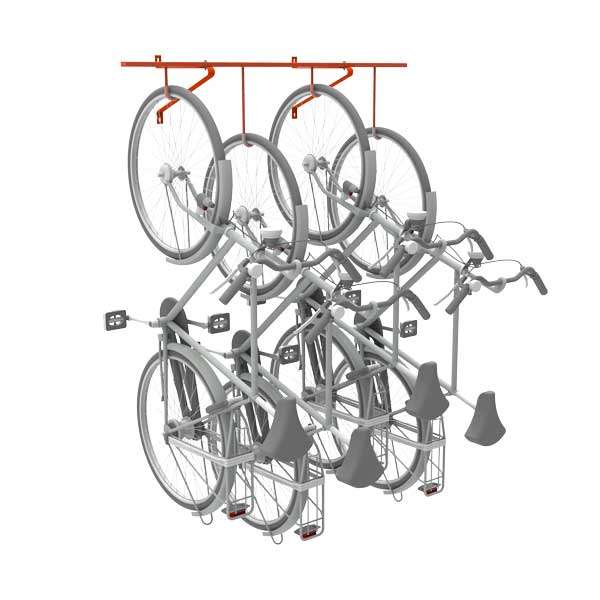 Cykelställ & cykelparkering | Cykelställ i två våningar och andra kompakta lösningar | FalcoHook cykelkrokar | image #7 |  