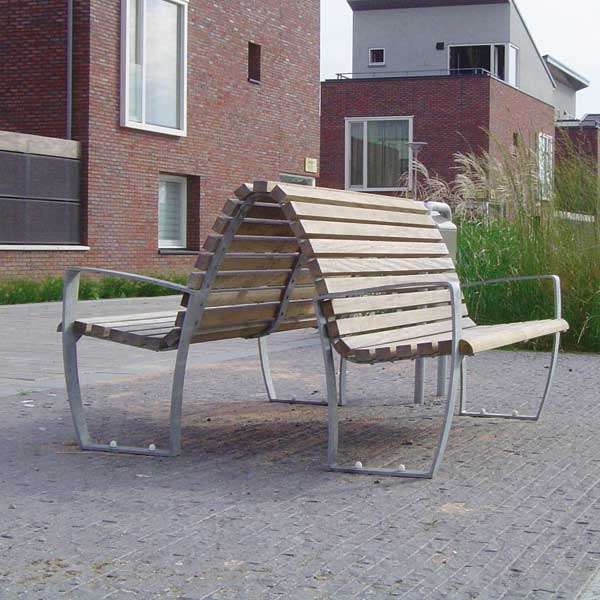 Miljöhus & Parkmöbler | Parkbänkar | FalcoRelax dubbelsidig bänk Miljöhus & Parkmöbler | Parkbänkar | FalcoRelax dubbelsidig bänk | image #7 |