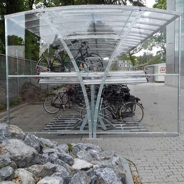 Cykeltak & cykelgarage | Cykeltak för tvåvåningsställ | FalcoRail dubbelsidigt cykeltak Cykeltak & cykelgarage | Cykeltak för tvåvåningsställ | FalcoRail dubbelsidigt cykeltak | image #9 |