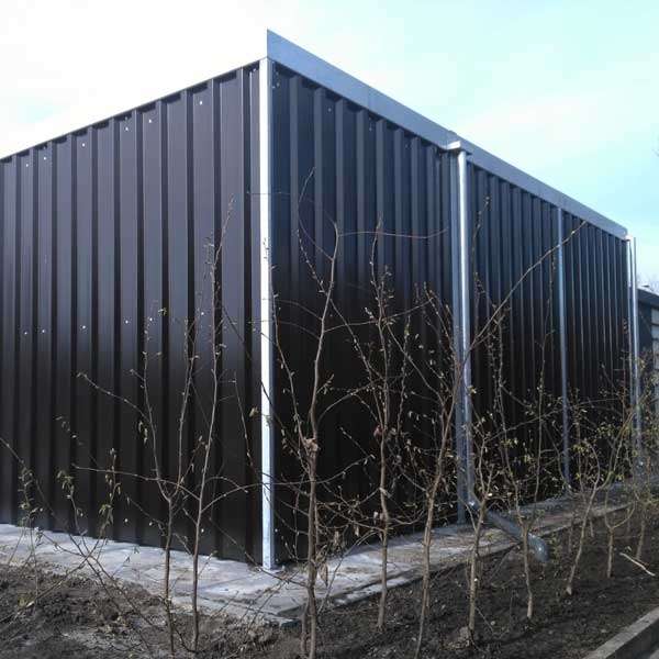 Cykeltak & cykelgarage | Väggbeklädnader materialval | Galvaniserad stålplåt / spåntplåt Cykeltak & cykelgarage | Väggbeklädnader materialval | Galvaniserad stålplåt / spåntplåt | image #4 |
