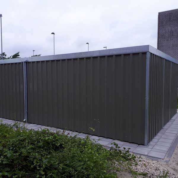 Cykeltak & cykelgarage | Väggbeklädnader materialval | Galvaniserad stålplåt / spåntplåt Cykeltak & cykelgarage | Väggbeklädnader materialval | Galvaniserad stålplåt / spåntplåt | image #6 |