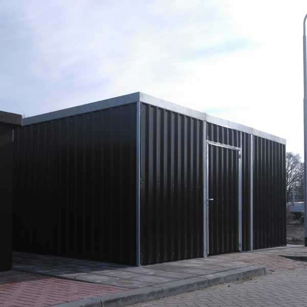 Cykeltak & cykelgarage | Väggbeklädnader materialval | Galvaniserad stålplåt / spåntplåt Cykeltak & cykelgarage | Väggbeklädnader materialval | Galvaniserad stålplåt / spåntplåt | image #2 |