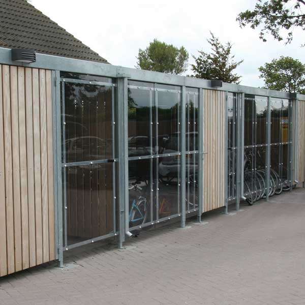Cykeltak & cykelgarage | Väggbeklädnader materialval | Polykarbonat - transparent eller färgad Cykeltak & cykelgarage | Väggbeklädnader materialval | Polykarbonat - transparent eller färgad | image #4 |