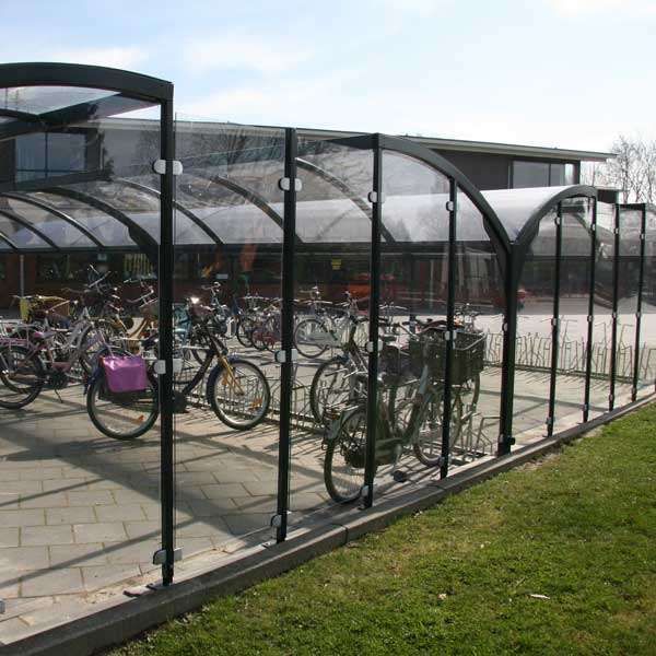 Cykeltak & cykelgarage | Väggbeklädnader materialval | Polykarbonat - transparent eller färgad Cykeltak & cykelgarage | Väggbeklädnader materialval | Polykarbonat - transparent eller färgad | image #7 |