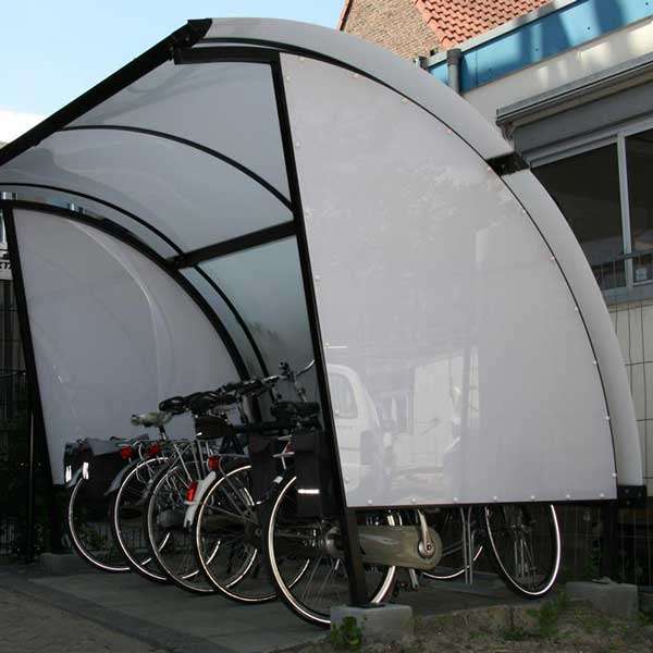 Cykeltak & cykelgarage | Väggbeklädnader materialval | Polykarbonat - transparent eller färgad Cykeltak & cykelgarage | Väggbeklädnader materialval | Polykarbonat - transparent eller färgad | image #11 |