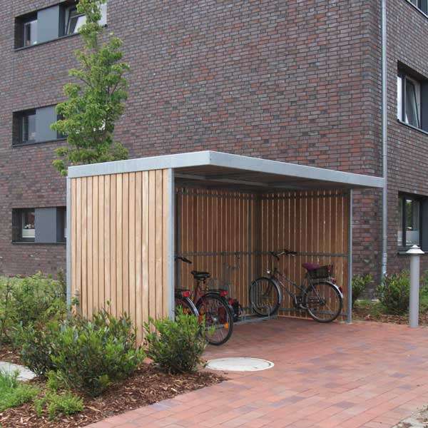 Cykeltak & cykelgarage | Väggbeklädnader materialval | Träpanel av hardwood Cykeltak & cykelgarage | Väggbeklädnader materialval | Träpanel av hardwood | image #4 |