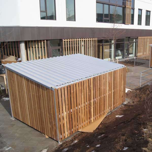 Cykeltak & cykelgarage | Väggbeklädnader materialval | Träpanel av hardwood Cykeltak & cykelgarage | Väggbeklädnader materialval | Träpanel av hardwood | image #6 |