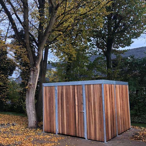 Cykeltak & cykelgarage | Väggbeklädnader materialval | Träpanel av hardwood Cykeltak & cykelgarage | Väggbeklädnader materialval | Träpanel av hardwood | image #5 |