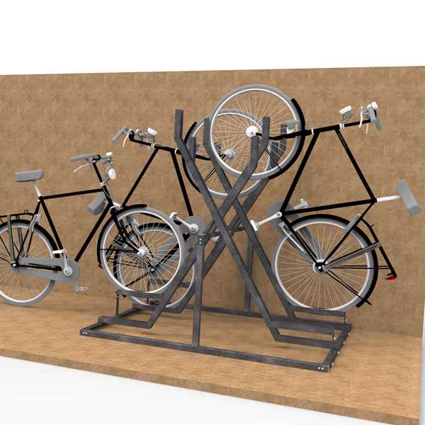 Cykelställ & cykelparkering | Cykelställ i två våningar och andra kompakta lösningar | FalcoVert kompakt cykelställ Cykelställ & cykelparkering | Cykelställ i två våningar och andra kompakta lösningar | FalcoVert kompakt cykelställ | image #9 |