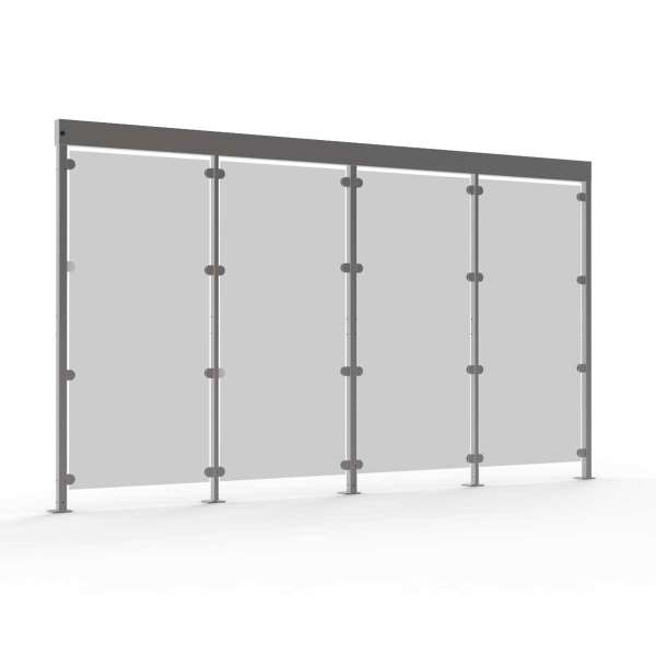 Cykeltak & cykelgarage | Väggbeklädnader materialval | Polykarbonat - transparent eller färgad Cykeltak & cykelgarage | Väggbeklädnader materialval | Polykarbonat - transparent eller färgad | image #2 |