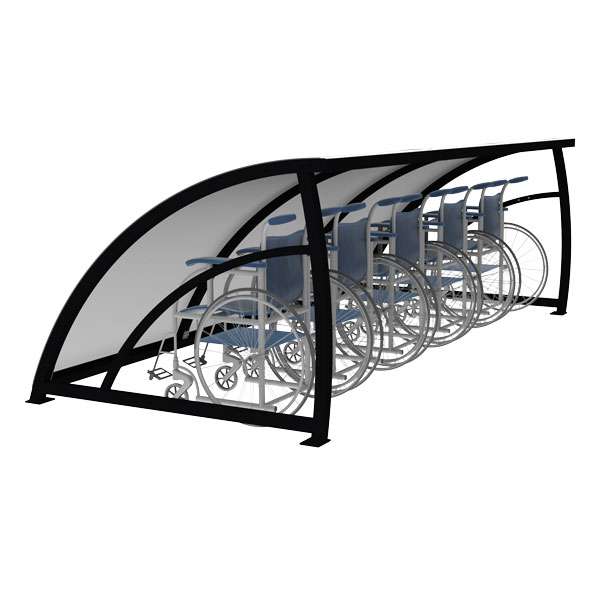 Cykeltak & cykelgarage | Barnvagnstak & Förvaring | FalcoRoller buggy shelter - Barnvagnstak och väderskydd även för rullatorer och rullstolar | image #1 |  