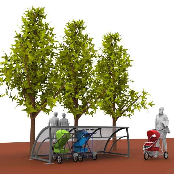Cykeltak & cykelgarage | Barnvagnstak & Förvaring | FalcoRoller buggy shelter - Barnvagnstak och väderskydd även för rullatorer och rullstolar Cykeltak & cykelgarage | Barnvagnstak & Förvaring | FalcoRoller buggy shelter - Barnvagnstak och väderskydd även för rullatorer och rullstolar | image #2 |