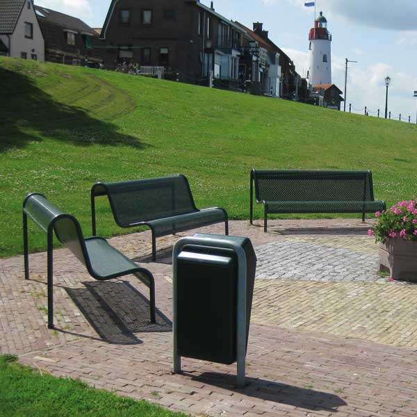 Miljöhus & Parkmöbler | Parkbänkar | FalcoPerfo bänk med ryggstöd Miljöhus & Parkmöbler | Parkbänkar | FalcoPerfo bänk med ryggstöd | image #9 |