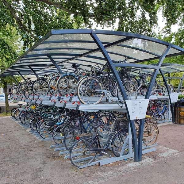 Cykelställ & cykelparkering | Cykelställ i två våningar och andra kompakta lösningar | FalcoLevel Premium+ - cykelställ i två våningar | image #3 |  
