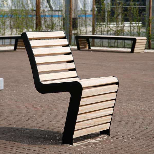 Parkbänkar & parkmöbler | Stolar och Pallar | FalcoLinea stol i trä | image #12 |  