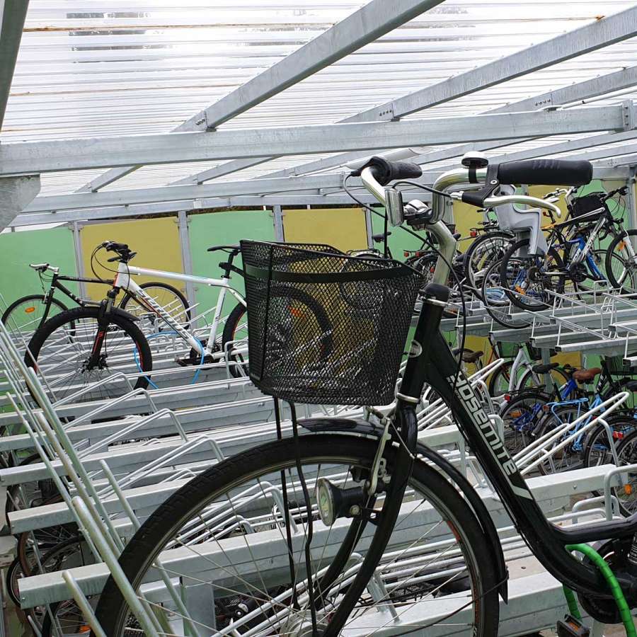 Cykelgarage Falco Scandic - cykelgaraget för resecentrum och tågstationer