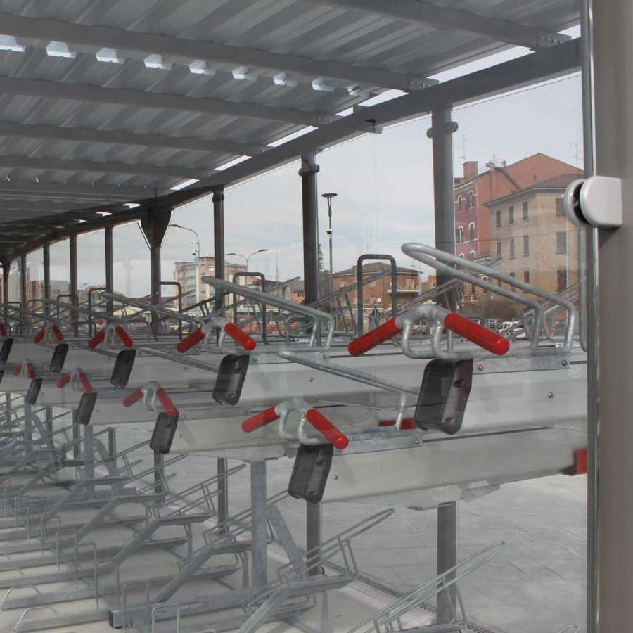 Cykelgarage Falco Scandic - cykelgaraget för resecentrum och tågstationer