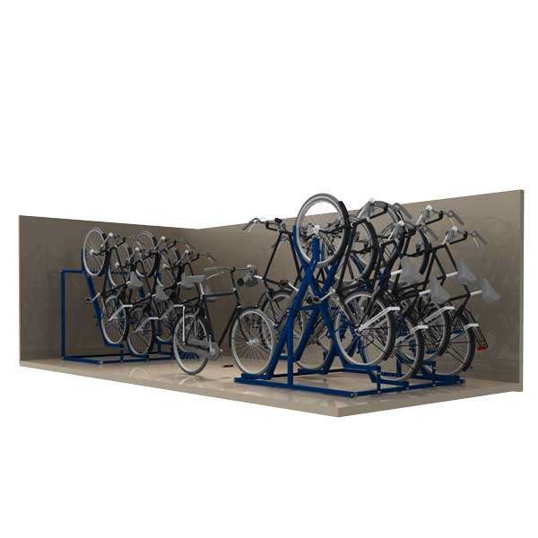 Cykelställ & cykelparkering | Cykelställ i två våningar och andra kompakta lösningar | FalcoVert kompakt cykelställ | image #9 |  