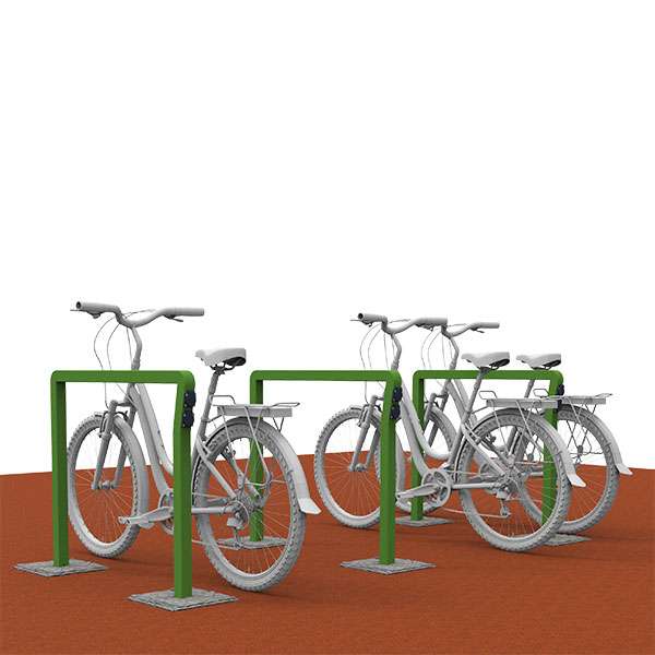 Cykelställ & cykelparkering | Cykelställ med laddningsuttag för elcyklar | FalcoForce cykelbåge med laddningsuttag | image #8 |  
