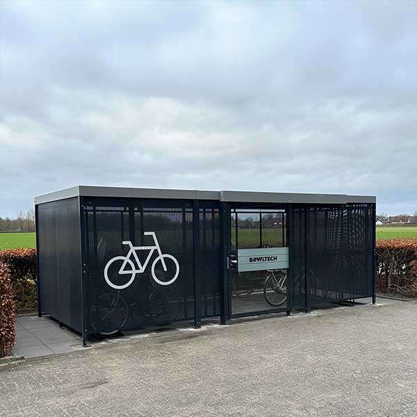 Cykeltak & cykelgarage | Väggbeklädnader materialval | Perforerad stålplåt Cykeltak & cykelgarage | Väggbeklädnader materialval | Perforerad stålplåt | image #2 |