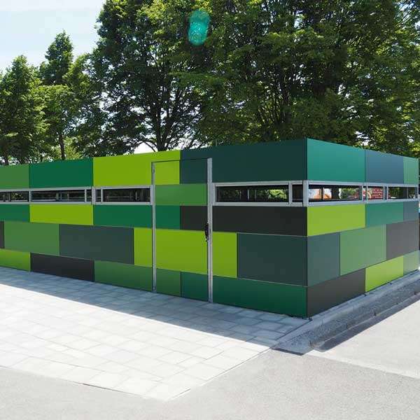 Cykeltak & cykelgarage | Väggbeklädnader materialval | Trespa Meteon panel Cykeltak & cykelgarage | Väggbeklädnader materialval | Trespa Meteon panel | image #5 |