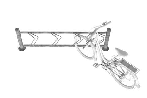 Cykelställ & cykelparkering | Cykelställ för snedparkering