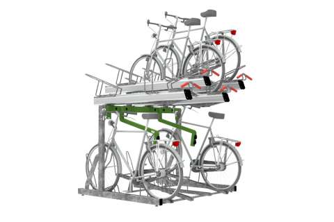 FalcoLevel Premium+ med laddningsuttag för elcyklar