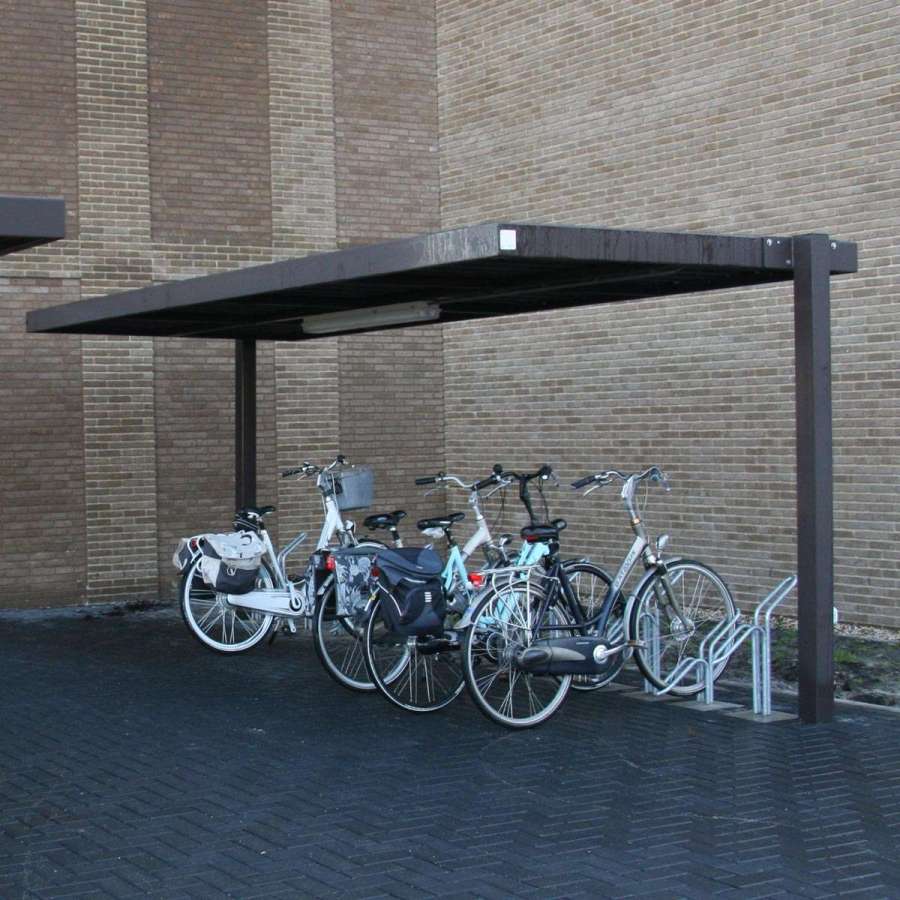 fietsparkeren fietsklem F-10 F-11 90 graden fietsoverkapping FalcoSpan