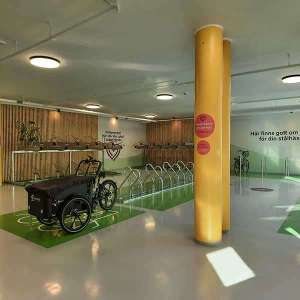 Cykelgarage Broplatsen, Mölndal resecentrum