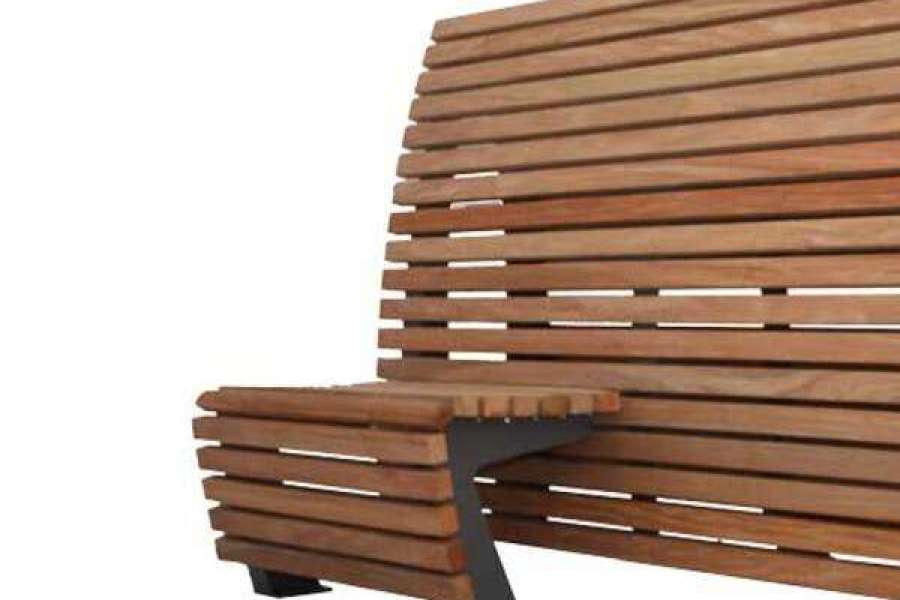 straatmeubilair parkbank buitenbank zitbank zitelement Tapis du Bois