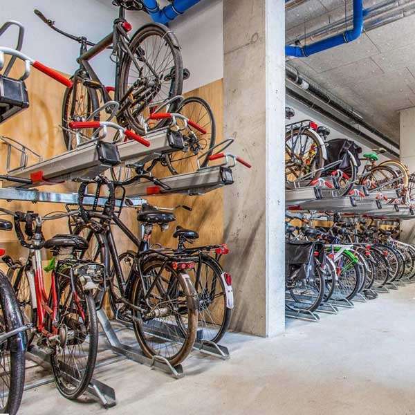 FalcoLevel Premium+ - cykelställ i två våningar