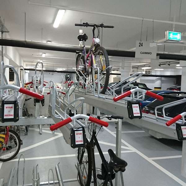 FalcoLevel Premium+ - cykelställ i två våningar