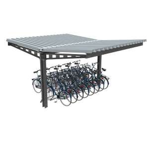 Cykeltak & cykelgarage | Cykeltak | FalcoHoth dubbelsidigt cykeltak | image #1