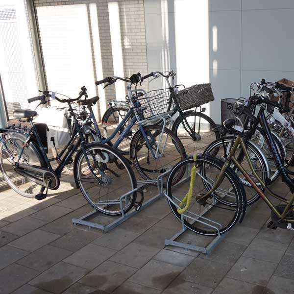 fietsparkeren fietsenrek FalcoSound buitenmodel fiets kratfiets