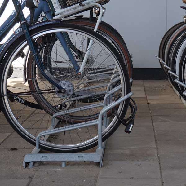 fietsparkeren fietsenrek FalcoSound buitenmodel fiets kratfiets