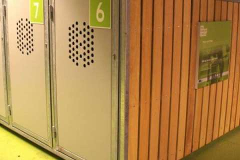 Falco Cykelparkering i Umeå Kommun