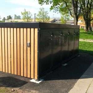 Lerum kommun satsar stort på cykelboxar från Falco