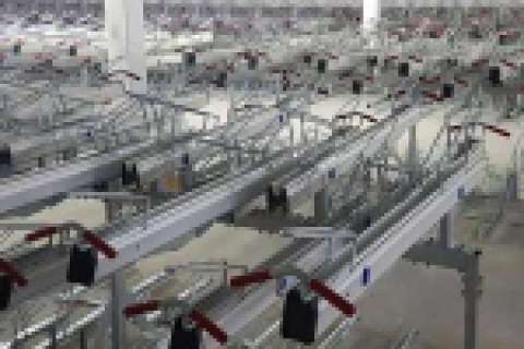 SEB:s nya kontor i Arenastaden, Solna - 1150 st cykelplatser i tvåvåningsställ