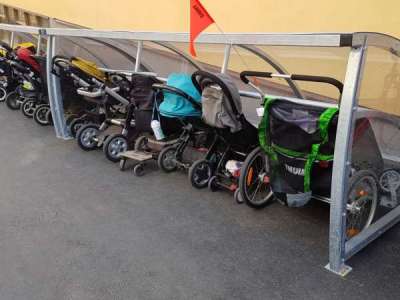 Barnvagnstak Falco Buggy Shelter till Stiftelsen Judeica