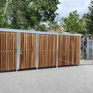 Falco Lok cykelgarage levererat till AB Industricentralens