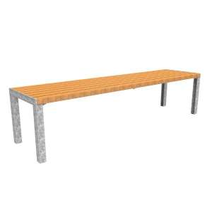 Miljöhus & Parkmöbler | Parkbänkar | FalcoStretto bänk utan ryggstöd | image #1