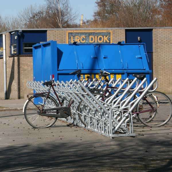 fietsparkeren fietsenrek FalcoSound dubbelzijdig aanbindbeugel FietsParKeur