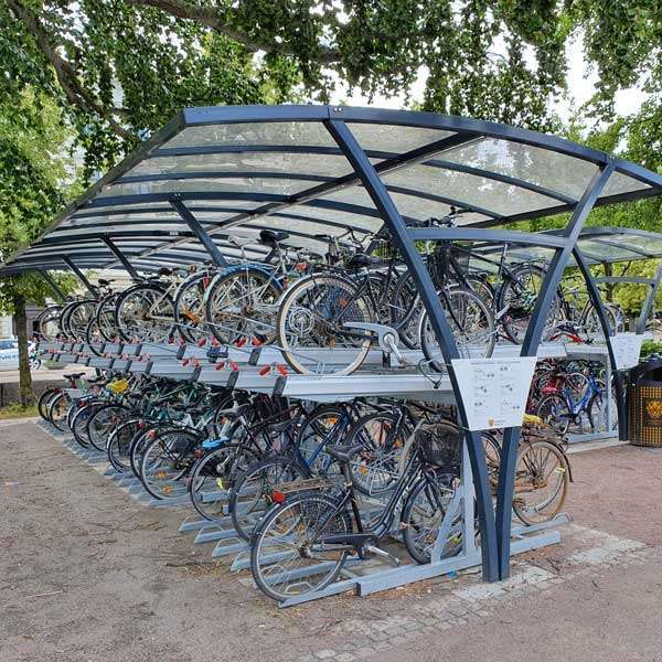 FalcoLevel Premium+ - cykelställ i två våningar
