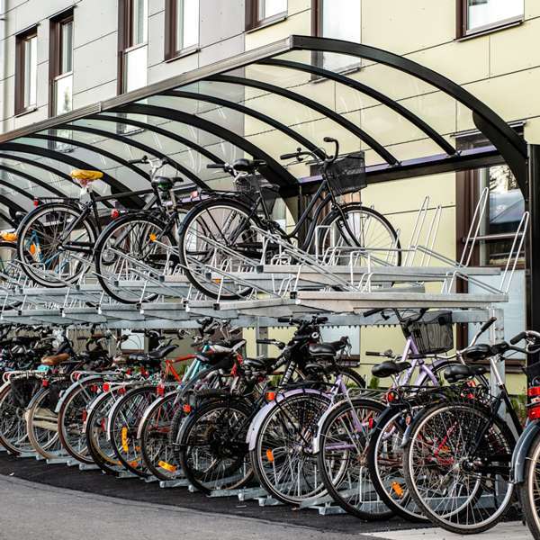 FalcoGamma Level cykeltak för tvåvåningsställ