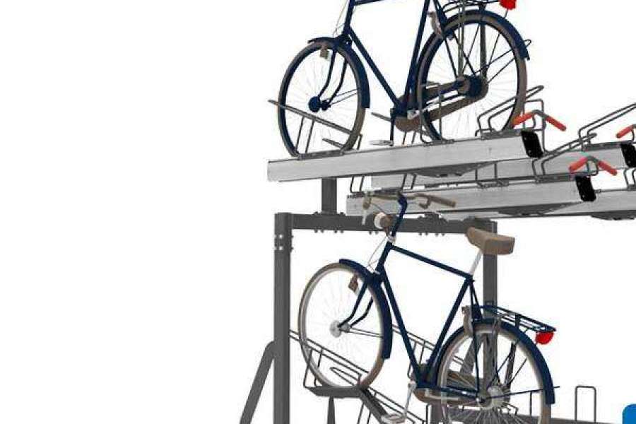 FalcoLevel Premium+ - cykelställ i två våningar