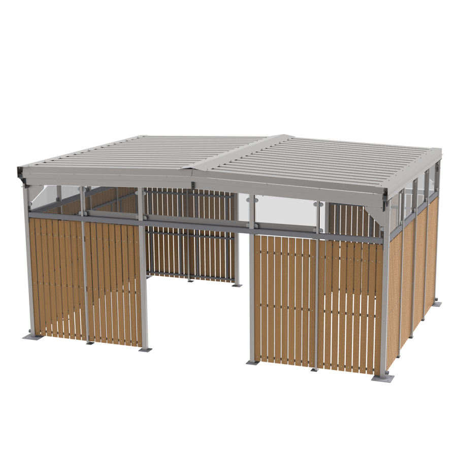 Falco Scandic Recycling – modulbaserat miljöhus