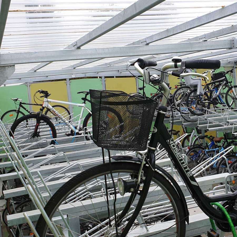 Cykelgarage Falco Scandic - cykelgaraget för resecentrum och tågstationer